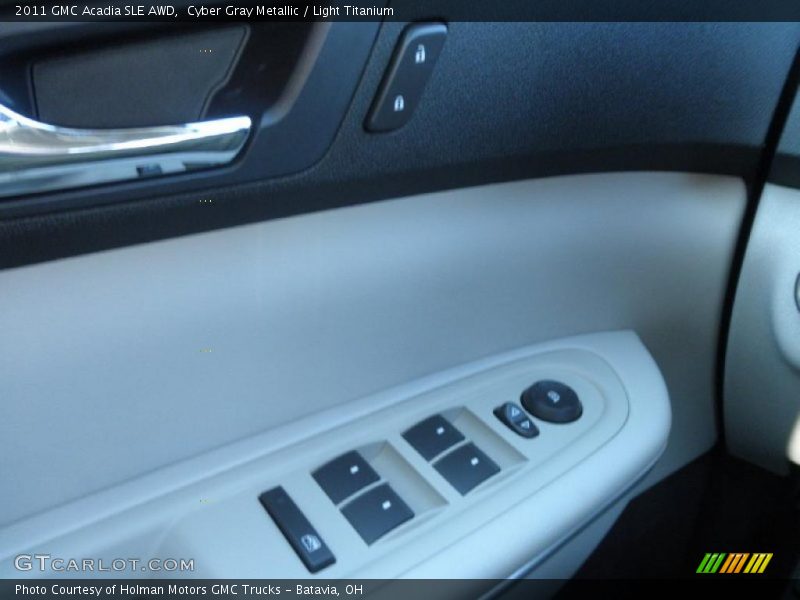 Cyber Gray Metallic / Light Titanium 2011 GMC Acadia SLE AWD