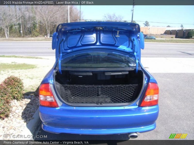 Laser Blue Mica / Off Black 2003 Mazda Protege MAZDASPEED