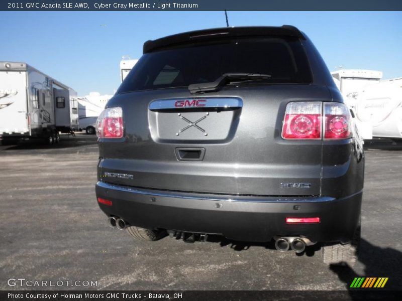 Cyber Gray Metallic / Light Titanium 2011 GMC Acadia SLE AWD