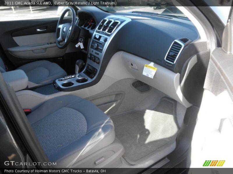 Cyber Gray Metallic / Light Titanium 2011 GMC Acadia SLE AWD
