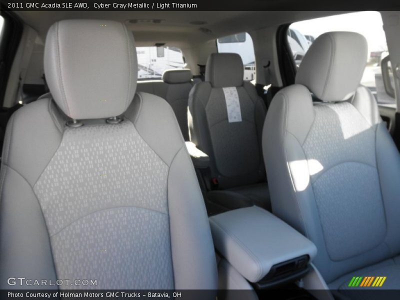 Cyber Gray Metallic / Light Titanium 2011 GMC Acadia SLE AWD
