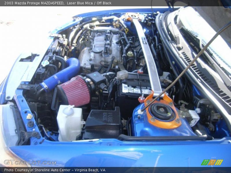 Laser Blue Mica / Off Black 2003 Mazda Protege MAZDASPEED