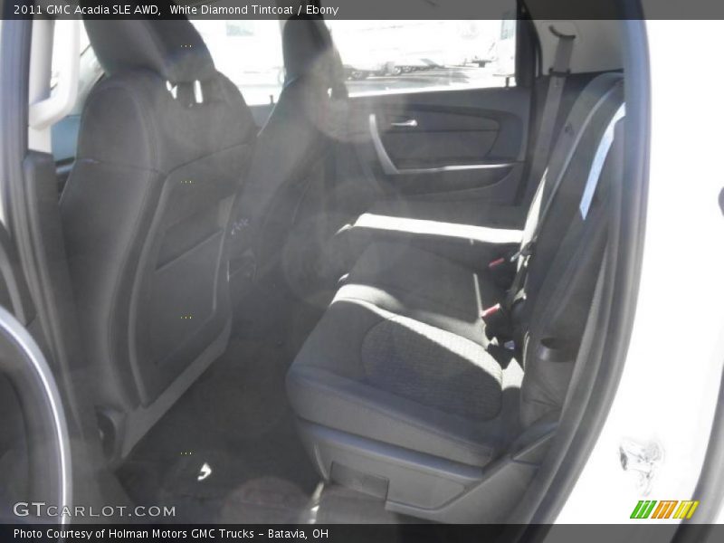 White Diamond Tintcoat / Ebony 2011 GMC Acadia SLE AWD