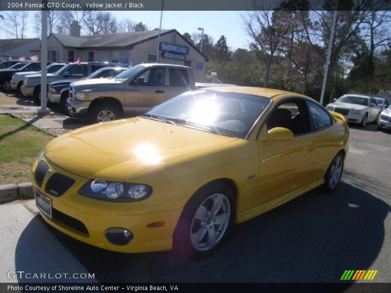 Yellow Jacket / Black 2004 Pontiac GTO Coupe