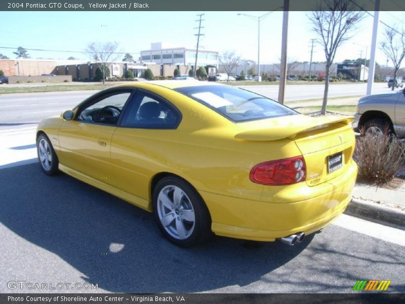 Yellow Jacket / Black 2004 Pontiac GTO Coupe