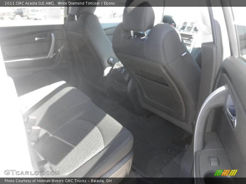 White Diamond Tintcoat / Ebony 2011 GMC Acadia SLE AWD