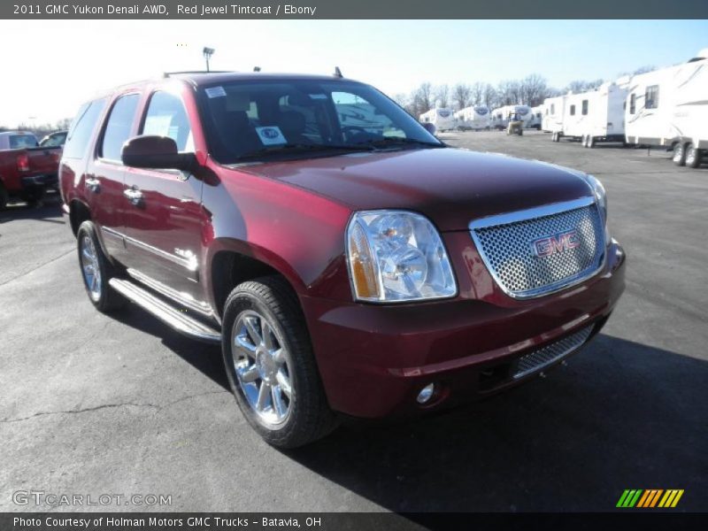Red Jewel Tintcoat / Ebony 2011 GMC Yukon Denali AWD