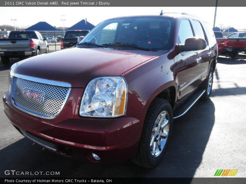 Red Jewel Tintcoat / Ebony 2011 GMC Yukon Denali AWD