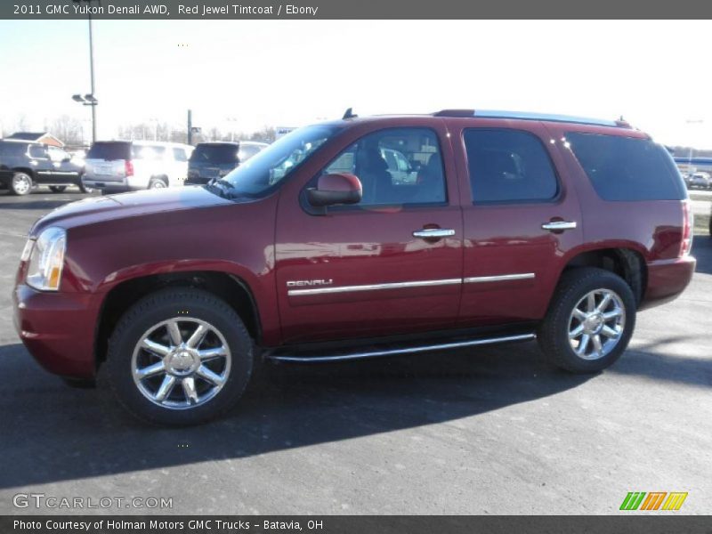 Red Jewel Tintcoat / Ebony 2011 GMC Yukon Denali AWD