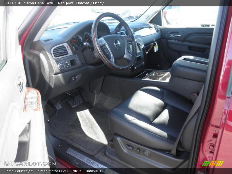 Red Jewel Tintcoat / Ebony 2011 GMC Yukon Denali AWD