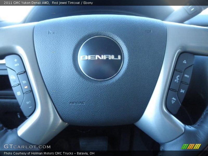 Red Jewel Tintcoat / Ebony 2011 GMC Yukon Denali AWD