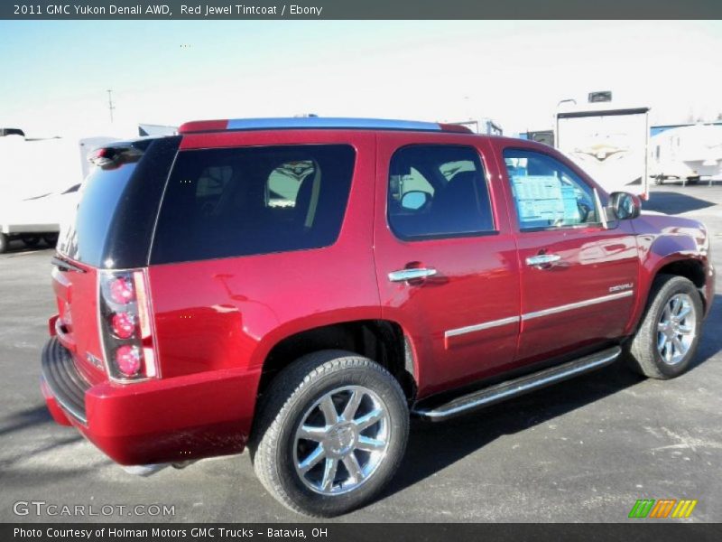 Red Jewel Tintcoat / Ebony 2011 GMC Yukon Denali AWD