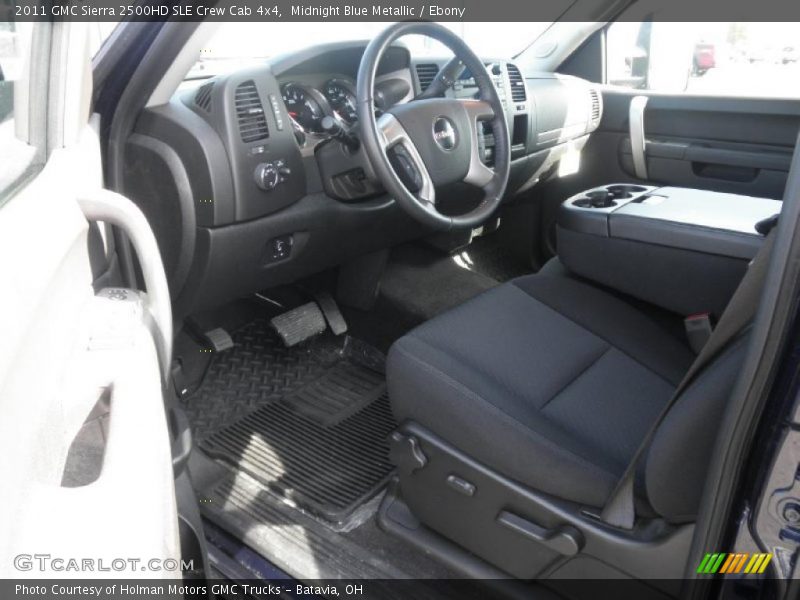  2011 Sierra 2500HD SLE Crew Cab 4x4 Ebony Interior