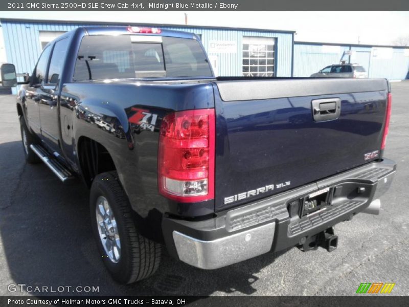 Midnight Blue Metallic / Ebony 2011 GMC Sierra 2500HD SLE Crew Cab 4x4