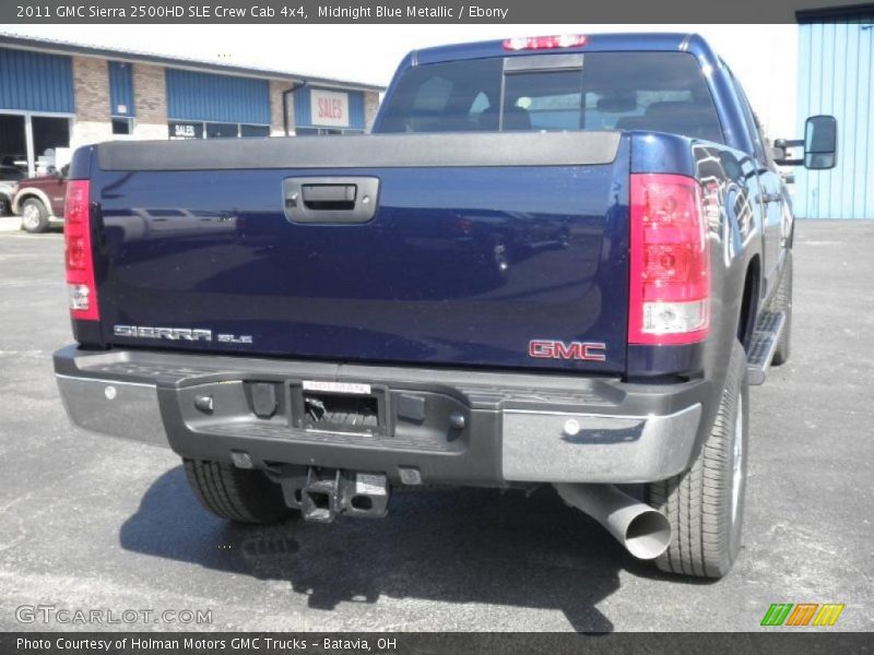  2011 Sierra 2500HD SLE Crew Cab 4x4 Midnight Blue Metallic