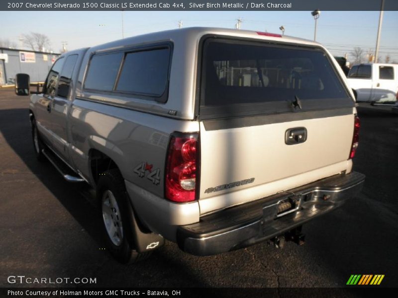 Silver Birch Metallic / Dark Charcoal 2007 Chevrolet Silverado 1500 Classic LS Extended Cab 4x4