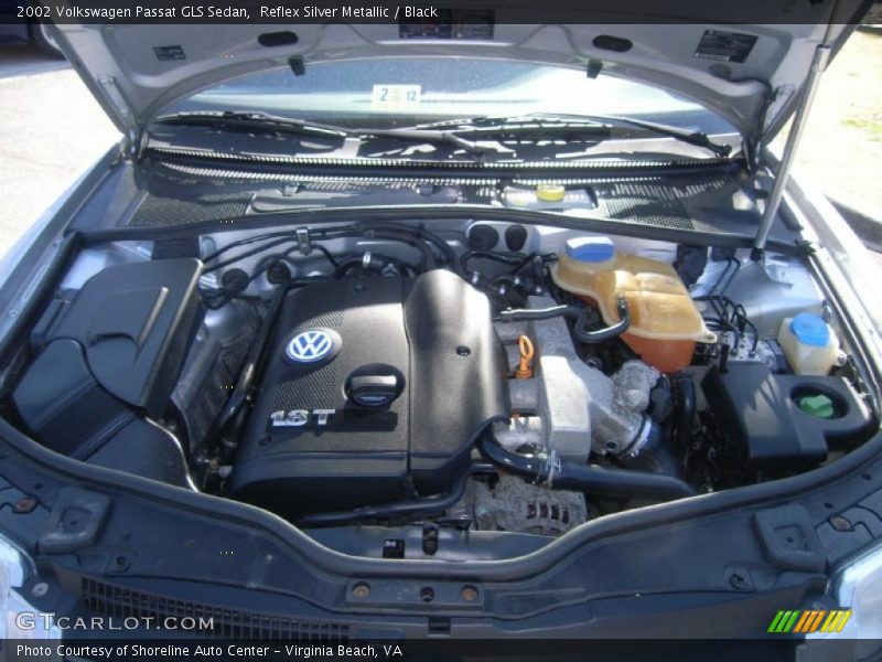 Reflex Silver Metallic / Black 2002 Volkswagen Passat GLS Sedan