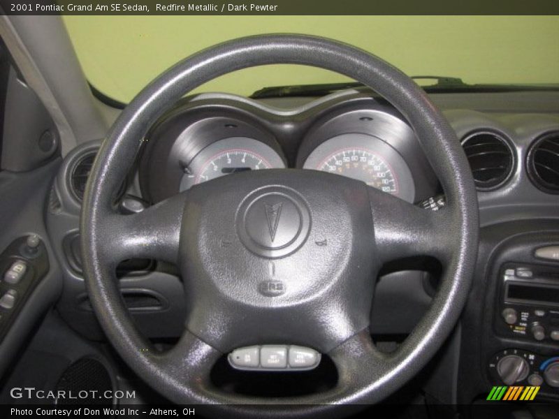 Redfire Metallic / Dark Pewter 2001 Pontiac Grand Am SE Sedan