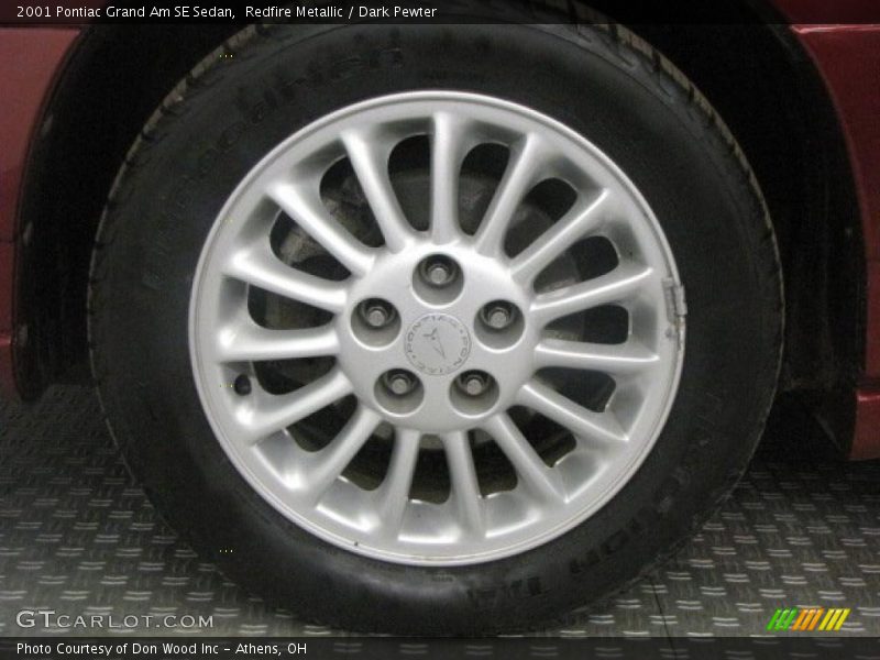 Redfire Metallic / Dark Pewter 2001 Pontiac Grand Am SE Sedan