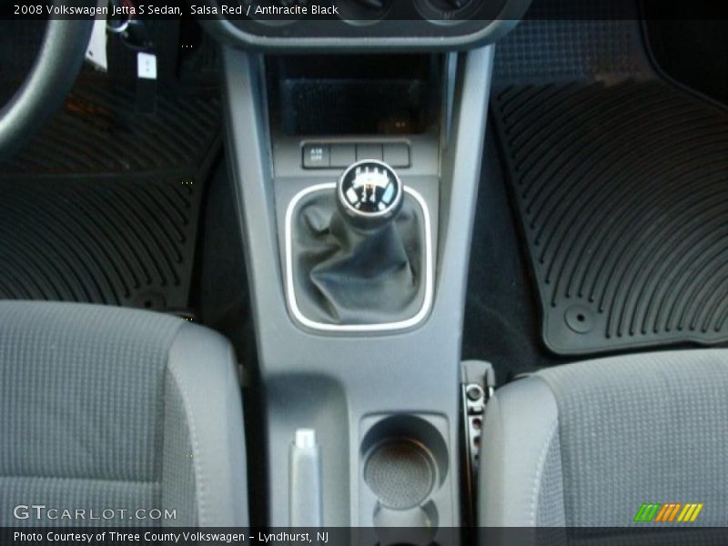 Salsa Red / Anthracite Black 2008 Volkswagen Jetta S Sedan