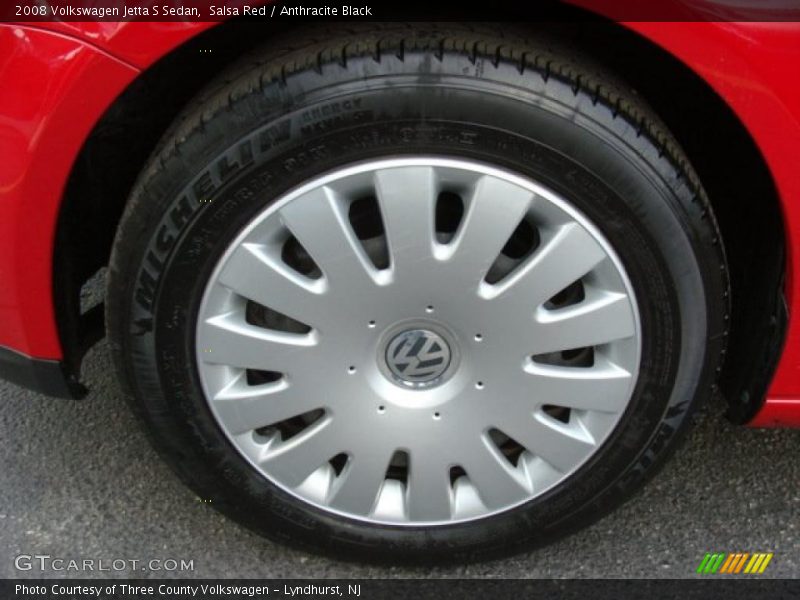 Salsa Red / Anthracite Black 2008 Volkswagen Jetta S Sedan