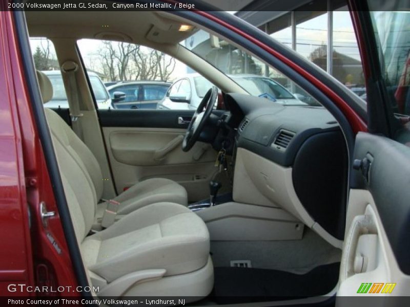  2000 Jetta GL Sedan Beige Interior
