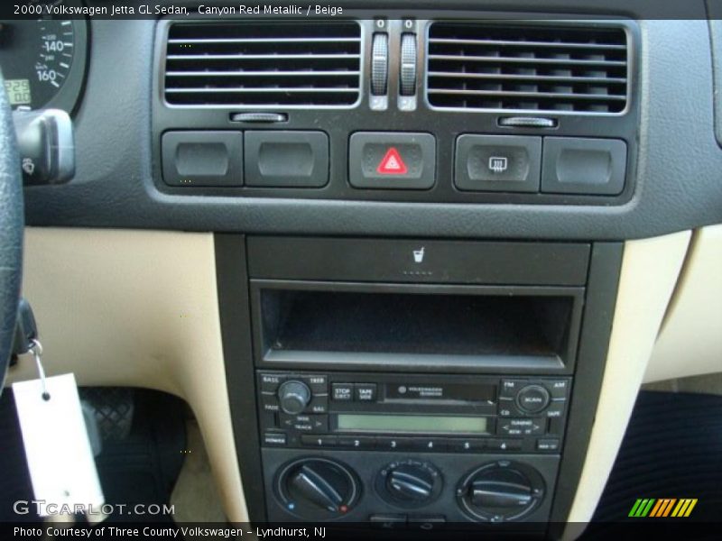 Controls of 2000 Jetta GL Sedan