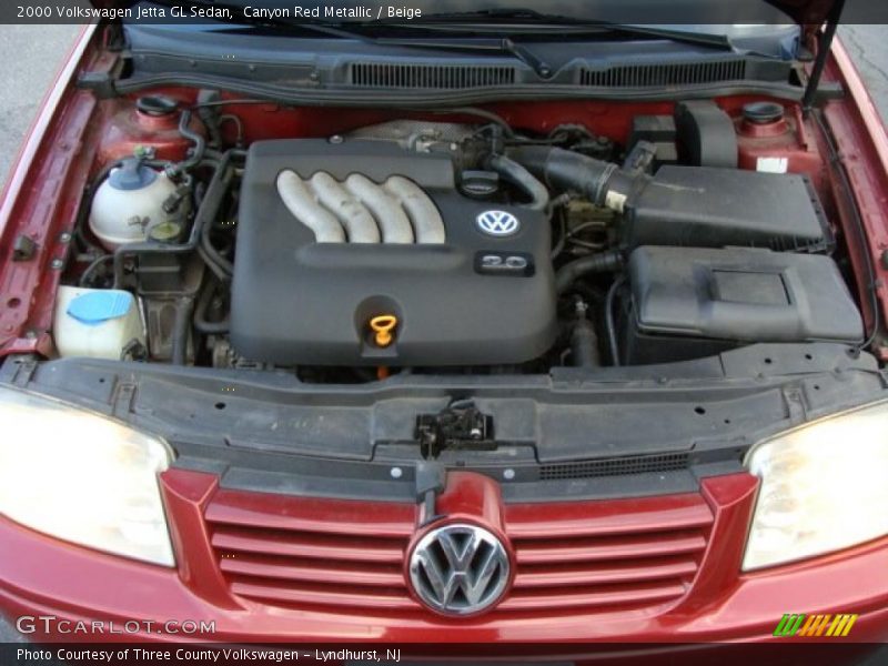  2000 Jetta GL Sedan Engine - 2.0 Liter SOHC 8-Valve 4 Cylinder