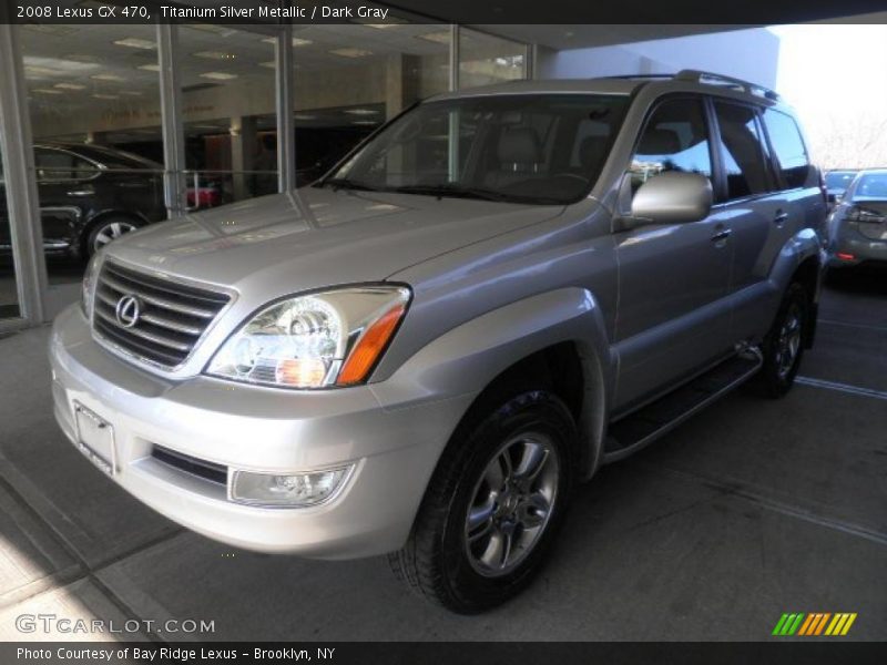 Titanium Silver Metallic / Dark Gray 2008 Lexus GX 470