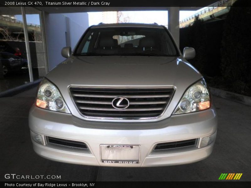 Titanium Silver Metallic / Dark Gray 2008 Lexus GX 470