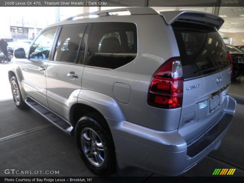 Titanium Silver Metallic / Dark Gray 2008 Lexus GX 470
