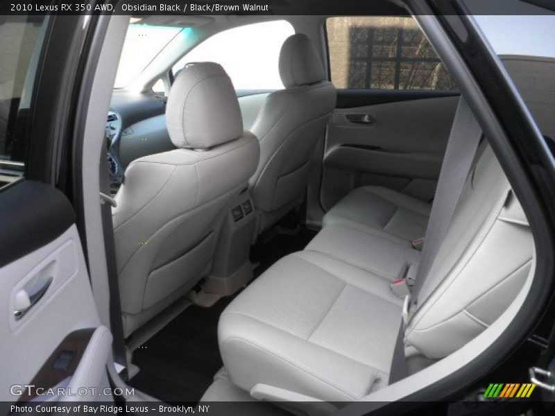 Obsidian Black / Black/Brown Walnut 2010 Lexus RX 350 AWD