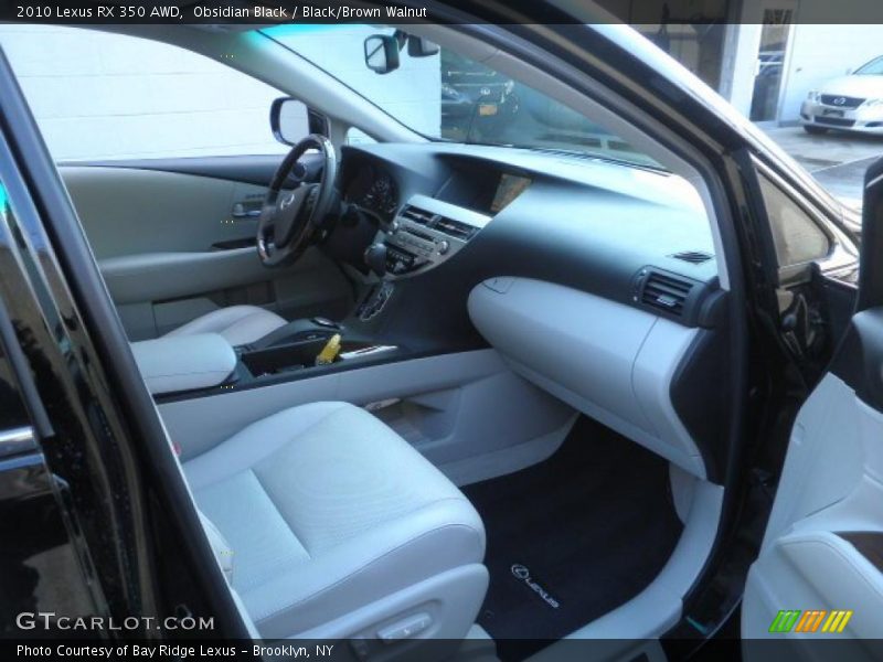 Obsidian Black / Black/Brown Walnut 2010 Lexus RX 350 AWD