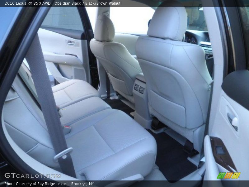 Obsidian Black / Black/Brown Walnut 2010 Lexus RX 350 AWD