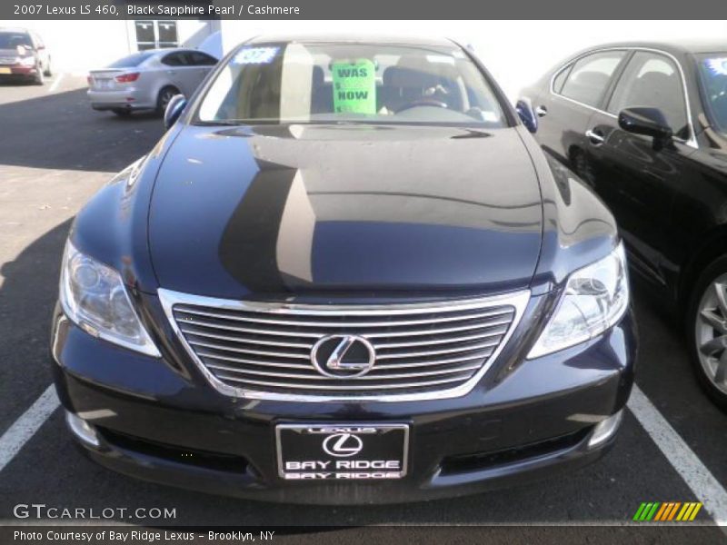 Black Sapphire Pearl / Cashmere 2007 Lexus LS 460