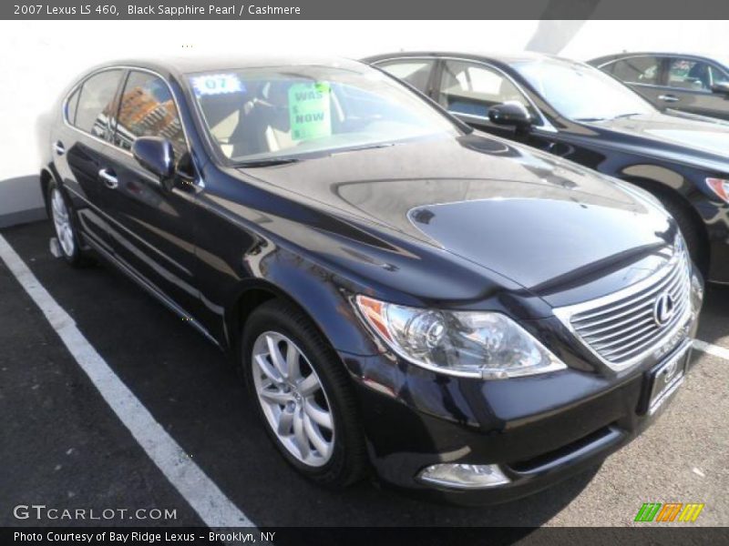 Black Sapphire Pearl / Cashmere 2007 Lexus LS 460