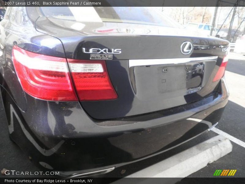 Black Sapphire Pearl / Cashmere 2007 Lexus LS 460