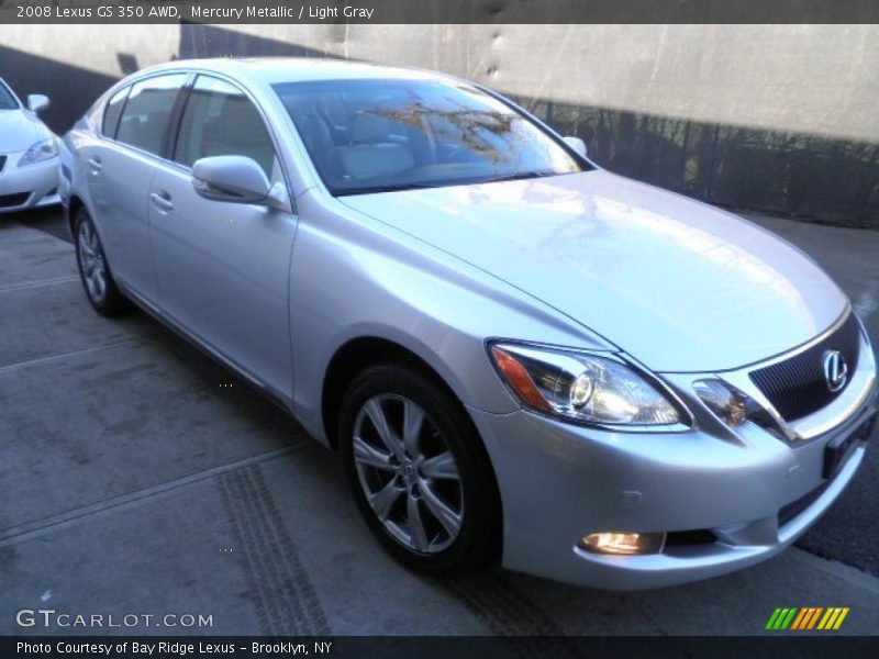 Mercury Metallic / Light Gray 2008 Lexus GS 350 AWD