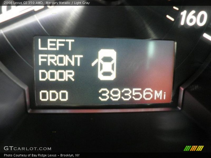 Mercury Metallic / Light Gray 2008 Lexus GS 350 AWD