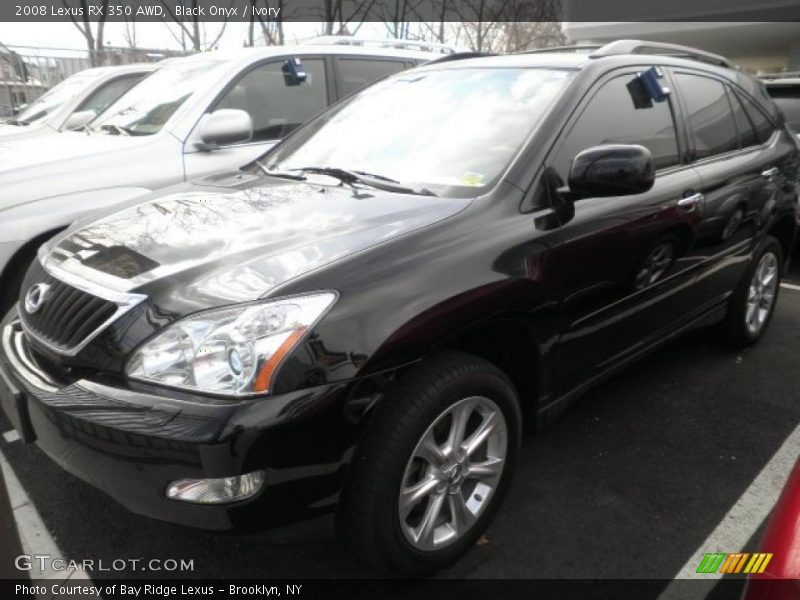 Black Onyx / Ivory 2008 Lexus RX 350 AWD