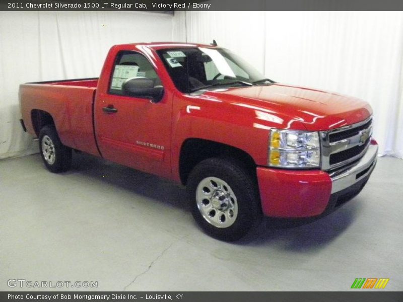 Victory Red / Ebony 2011 Chevrolet Silverado 1500 LT Regular Cab