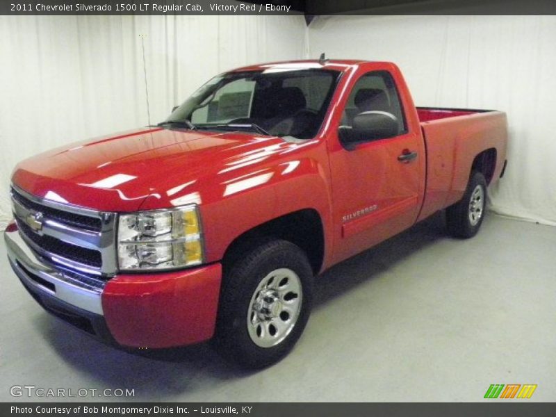 Victory Red / Ebony 2011 Chevrolet Silverado 1500 LT Regular Cab