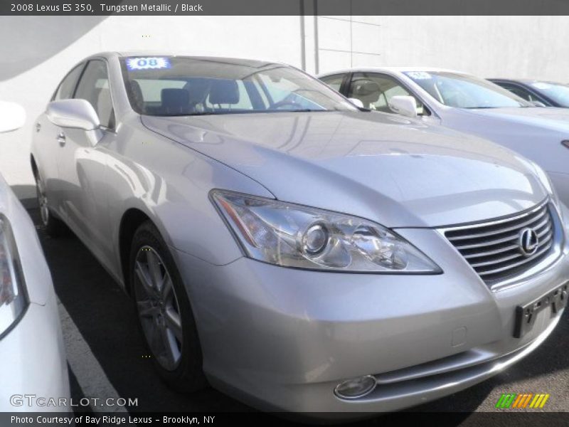 Tungsten Metallic / Black 2008 Lexus ES 350