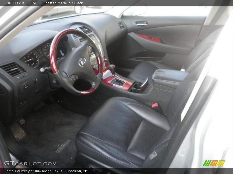 Tungsten Metallic / Black 2008 Lexus ES 350