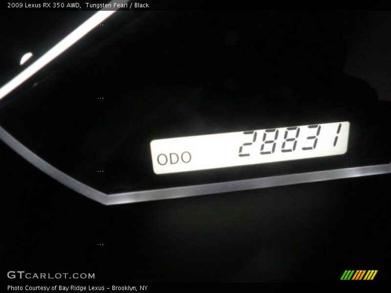 Tungsten Pearl / Black 2009 Lexus RX 350 AWD