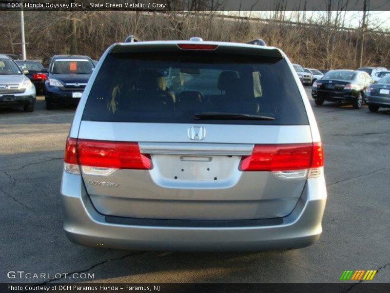 Slate Green Metallic / Gray 2008 Honda Odyssey EX-L