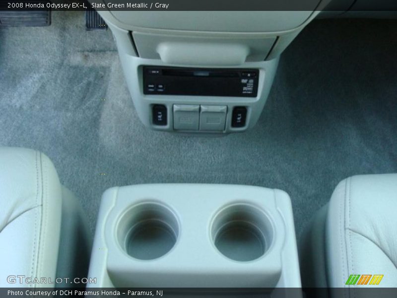 Slate Green Metallic / Gray 2008 Honda Odyssey EX-L