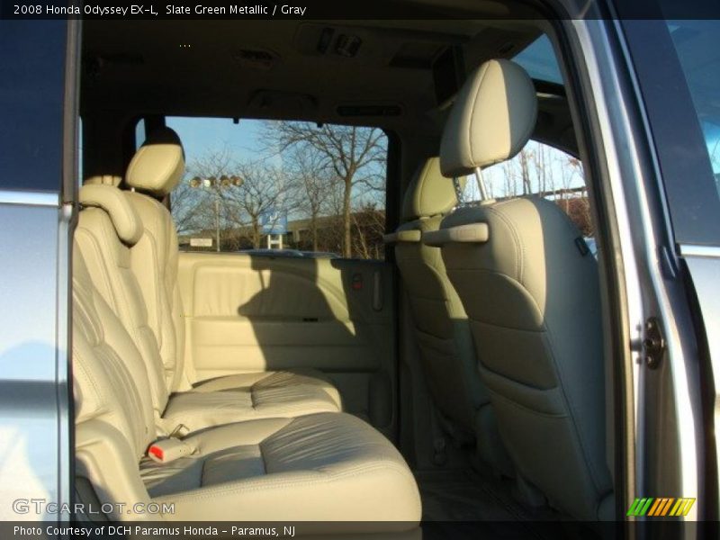Slate Green Metallic / Gray 2008 Honda Odyssey EX-L