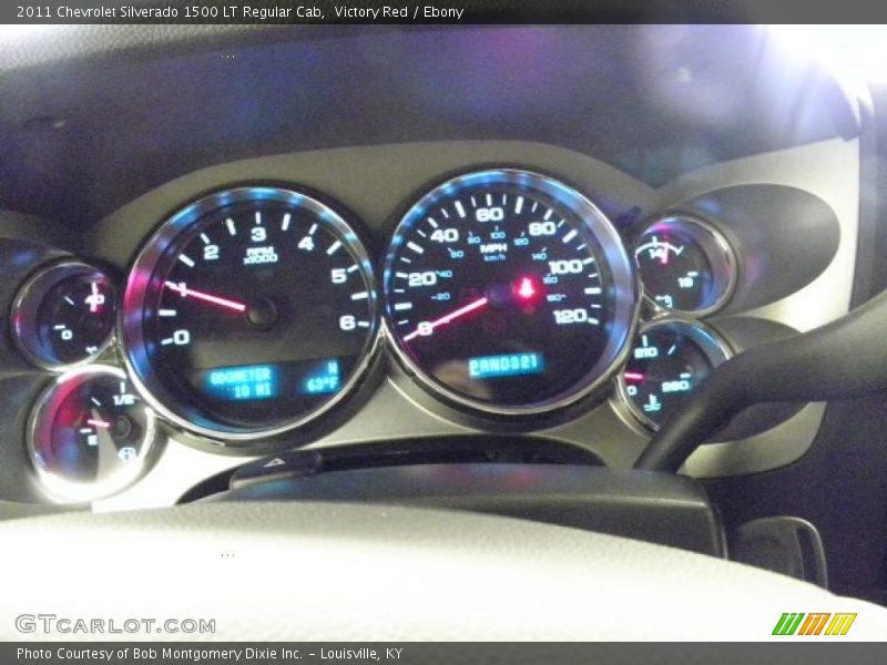 Victory Red / Ebony 2011 Chevrolet Silverado 1500 LT Regular Cab
