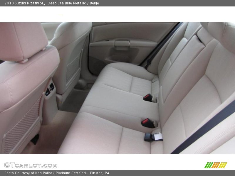 Deep Sea Blue Metallic / Beige 2010 Suzuki Kizashi SE